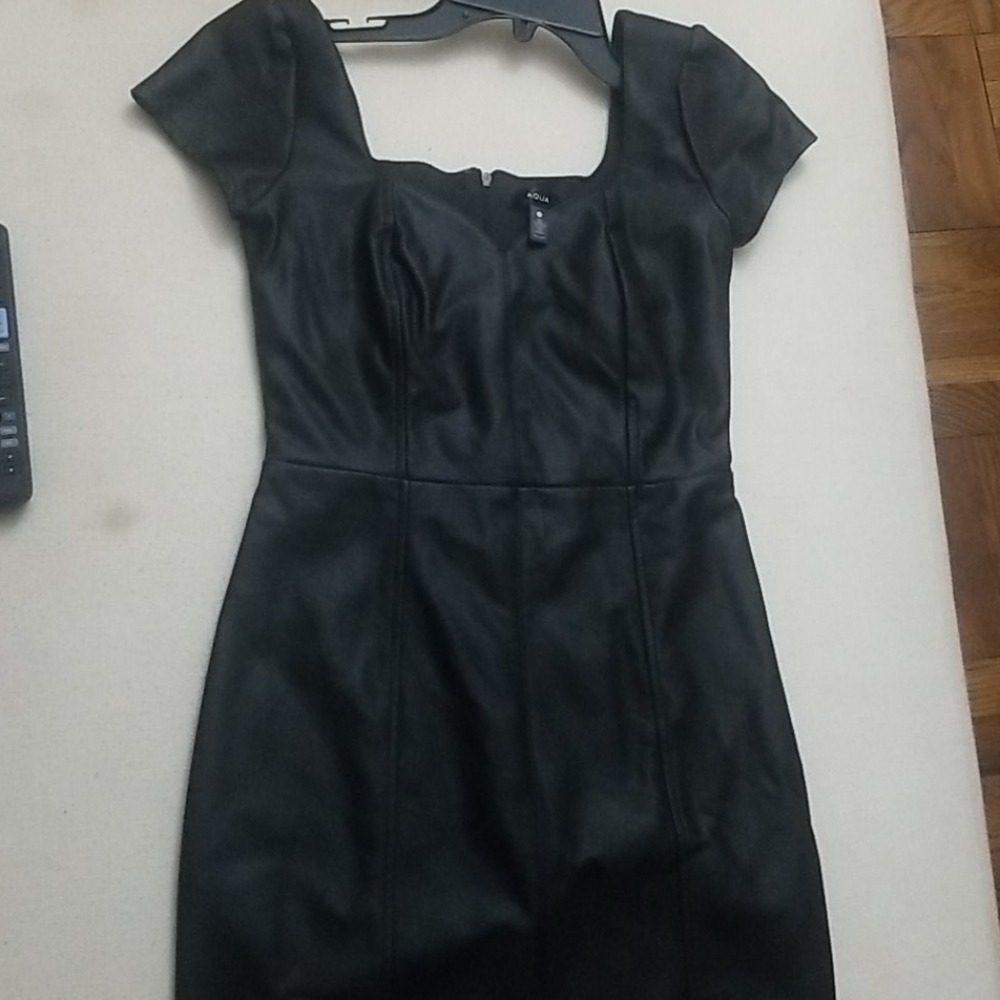 Faux Leather dress